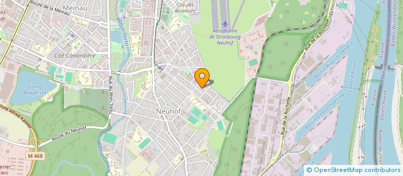 localisation de l'entreprise CYBERGRANGE à STRASBOURG