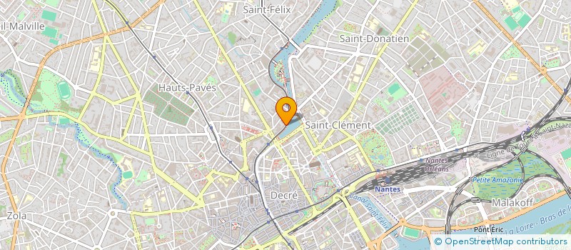 localisation de l'entreprise CYBERHOUSE à NANTES