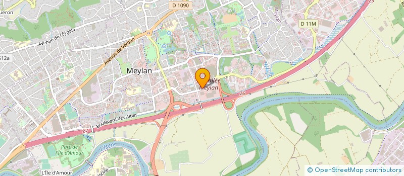 localisation de l'entreprise CYBERIO à MEYLAN