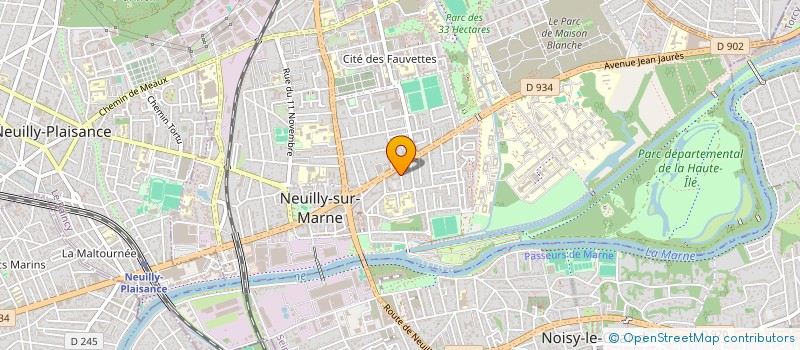 localisation de l'entreprise CYBERISE à NEUILLY-SUR-MARNE
