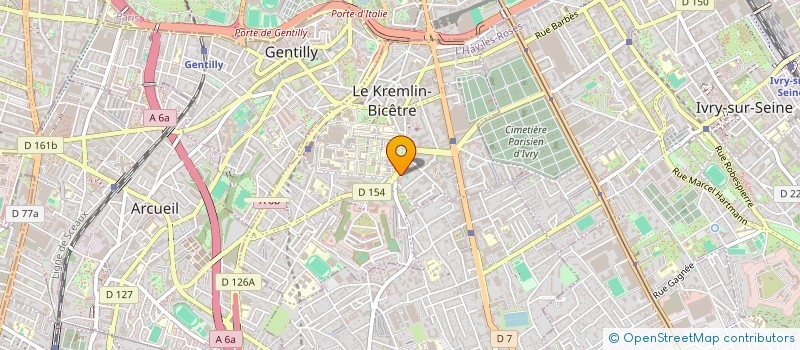 localisation de l'entreprise CYBERKAWA  LE KREMLIN-BICETRE