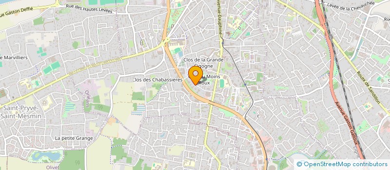 localisation de l'entreprise CYBERLAND à ORLEANS