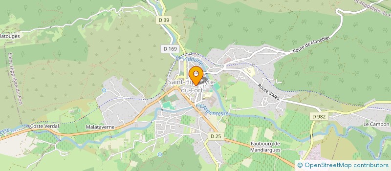 localisation de l'entreprise CYBERLAND IT  SAINT-HIPPOLYTE-DU-FORT