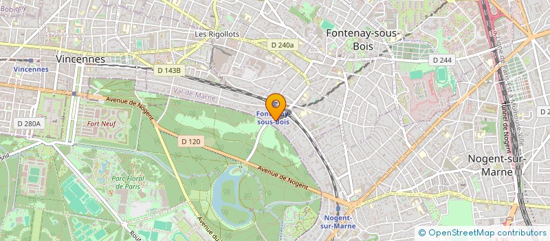 localisation de l'entreprise CYBERLEASE à FONTENAY-SOUS-BOIS