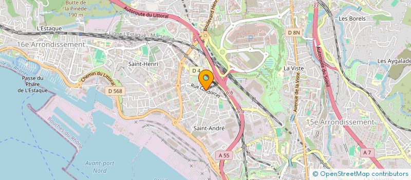 localisation de l'entreprise CYBERLINDA.COM à MARSEILLE