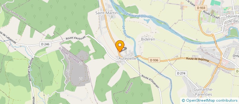 localisation de l'entreprise CYBERMARIO  SAUVETERRE-DE-BEARN