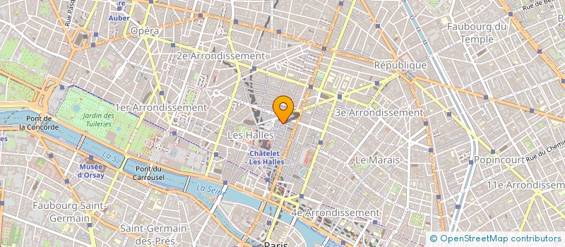 localisation de l'entreprise CYBERMENT VOTRE à PARIS