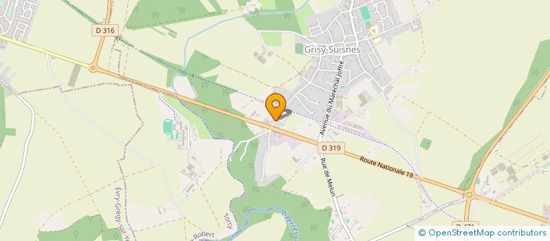 localisation de l'entreprise CYBERN à GRISY-SUISNES