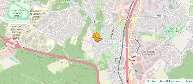 localisation de l'entreprise CYBERNANO  HOUDEMONT