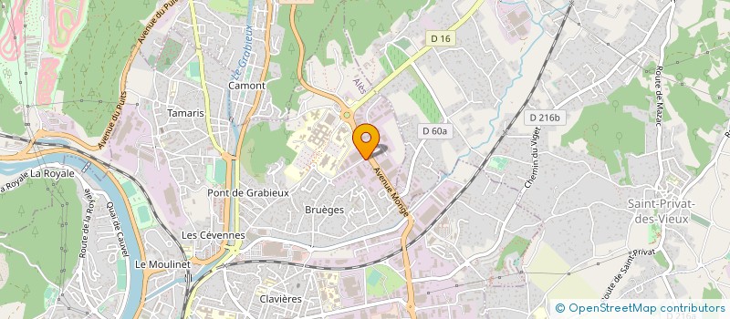 localisation de l'entreprise CYBERNET à ALES