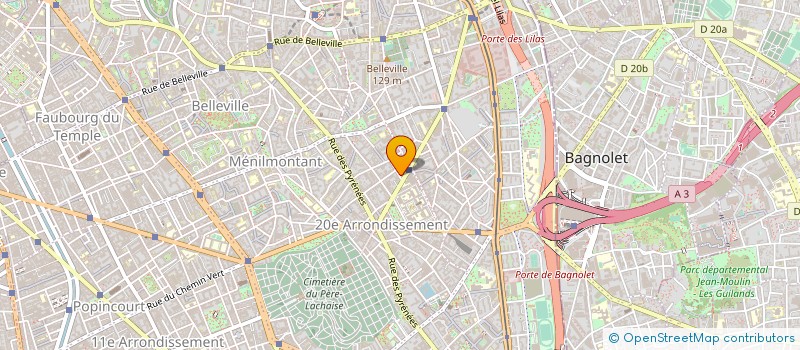 localisation de l'entreprise CYBERNET 93 à PARIS
