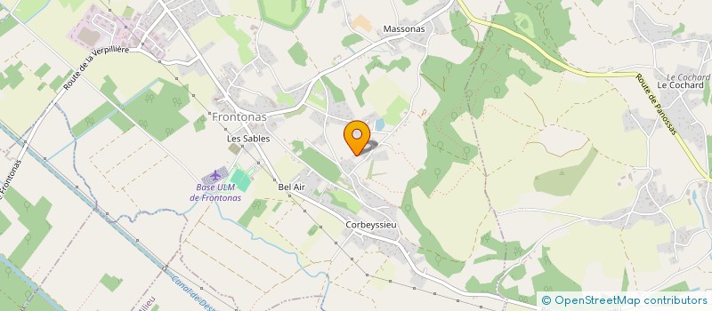 localisation de l'entreprise CYBERNETDEFENSE INTELLIGENCE  FRONTONAS