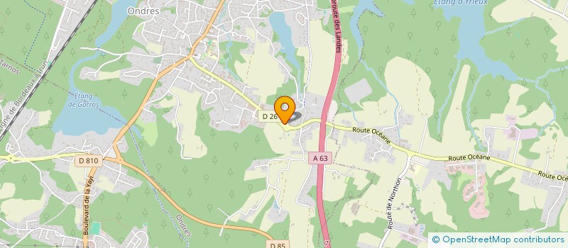 localisation de l'entreprise CYBERNETIC GAME STUDIO  ONDRES