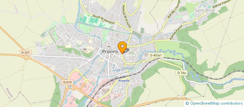 localisation de l'entreprise CYBERNETIQUE à PROVINS