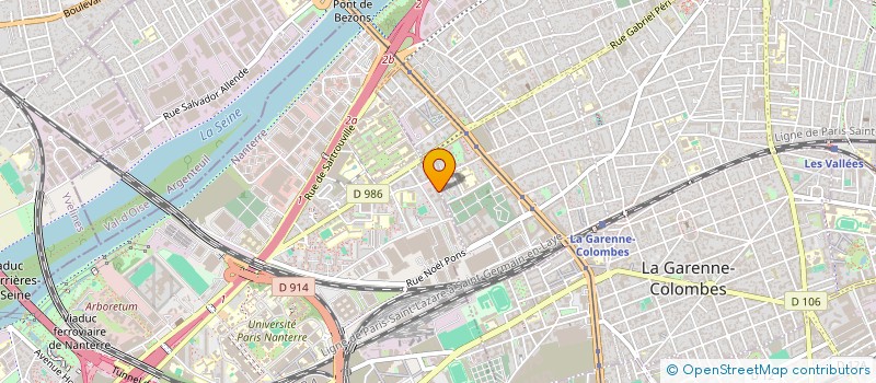 localisation de l'entreprise CYBERNTIC  NANTERRE