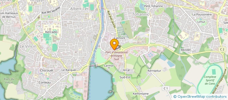 localisation de l'entreprise CYBEROUEST à VANNES