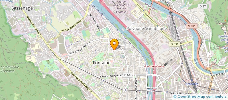 localisation de l'entreprise CYBERPRINT  GRENOBLE