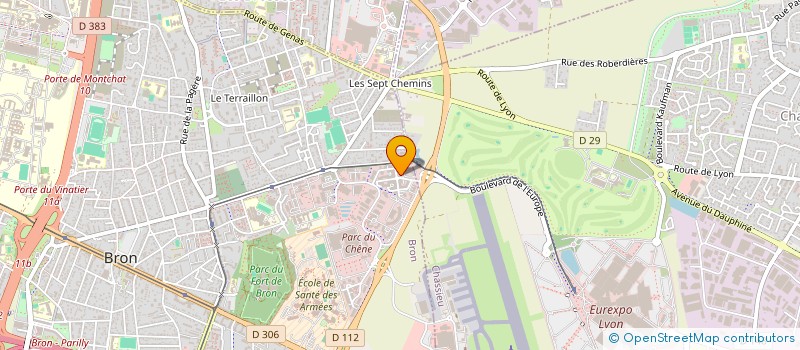 localisation de l'entreprise CYBERPROTECT  LYON