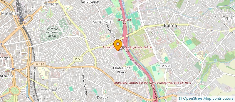 localisation de l'entreprise CYBERSAFE à TOULOUSE