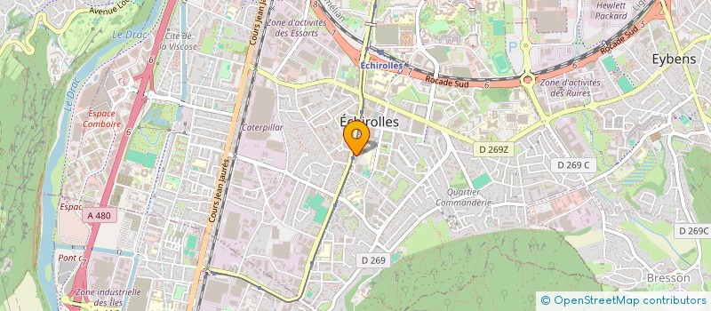 localisation de l'entreprise CYBERSECURA à MEYLAN