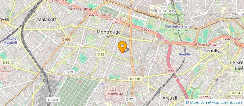 localisation de l'entreprise CYBERSECURITE & MANAGEMENT CONSULTING  MONTROUGE