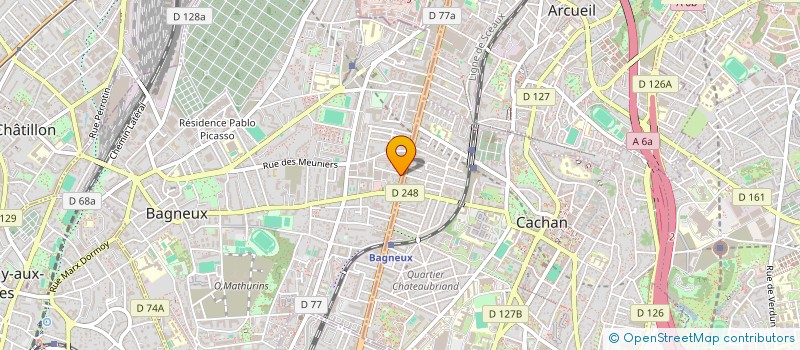 localisation de l'entreprise CYBERSECURITY CONSULTING à BAGNEUX