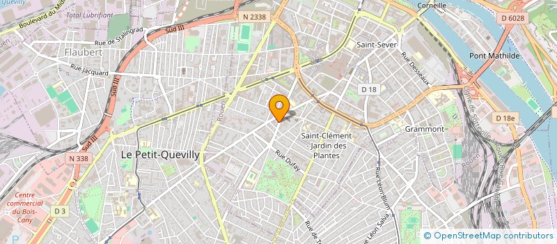 localisation de l'entreprise CYBERSHOP à ROUEN