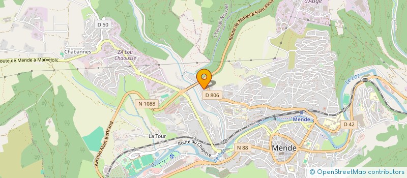 localisation de l'entreprise CYBERSOLUTIONS ENGINEERING  MENDE