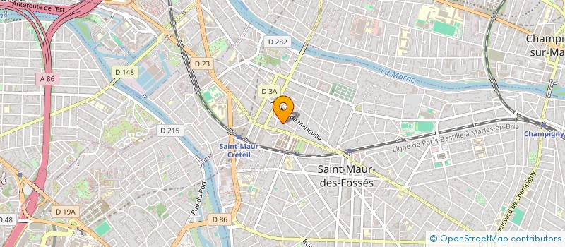 localisation de l'entreprise CYBERTALENTS à SAINT-MAUR-DES-FOSSES