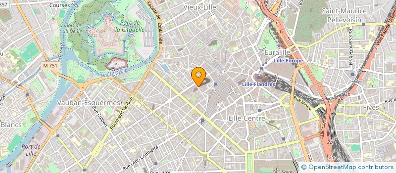localisation de l'entreprise CYBERTAUX à LILLE