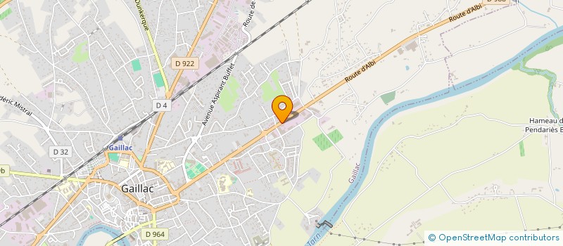 localisation de l'entreprise CYBERTRONIK à GAILLAC