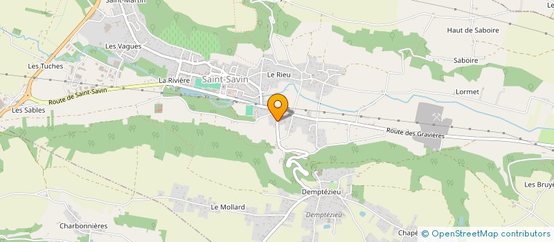 localisation de l'entreprise CYBERTROPHY à SAINT-SAVIN