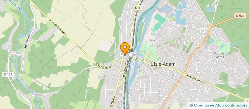 localisation de l'entreprise CYBERWAYS  PARMAIN