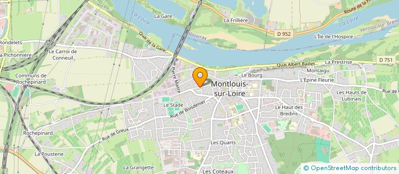 localisation de l'entreprise CYBERZEBRA  MONTLOUIS-SUR-LOIRE