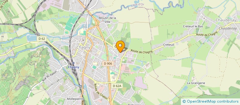 localisation de l'entreprise CYBEST IMMOBILIER  CHAGNY