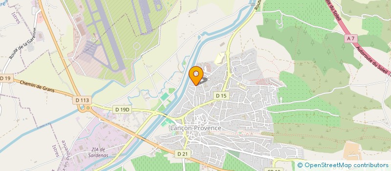 localisation de l'entreprise CYBEX  SAUSSET-LES-PINS