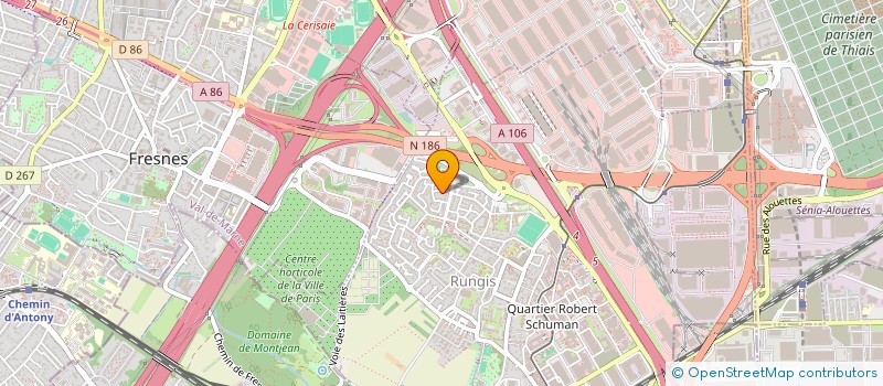 localisation de l'entreprise CYBEXPERT à RUNGIS