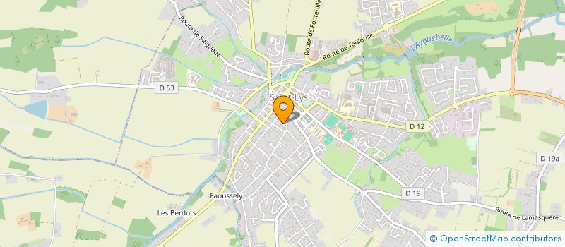 localisation de l'entreprise CYBIEL  SAINT-LYS