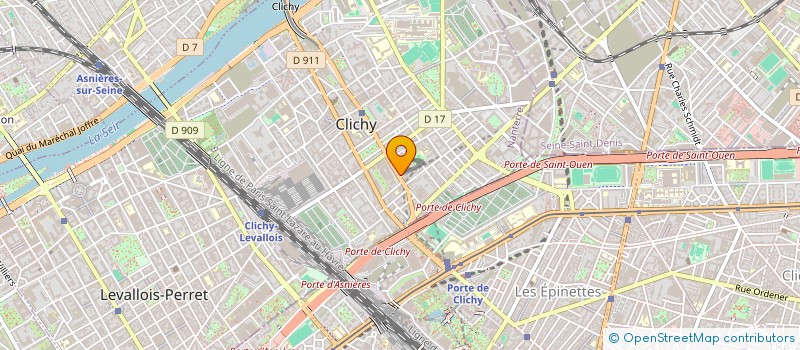 localisation de l'entreprise CYBLE MARKETING à CLICHY