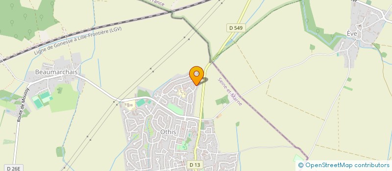 localisation de l'entreprise CYBLOB  OTHIS