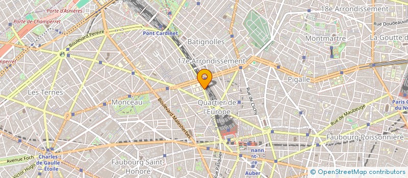 localisation de l'entreprise CYBMOONS à PARIS