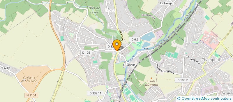 localisation de l'entreprise CYBNADIS à LEVES