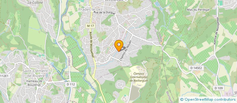 localisation de l'entreprise CYBORG  PRADES-LE-LEZ