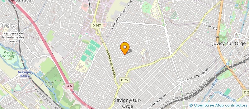 localisation de l'entreprise CYBRD à SAVIGNY-SUR-ORGE