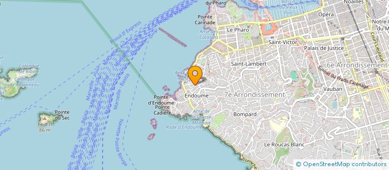 localisation de l'entreprise CYBREV à MARSEILLE