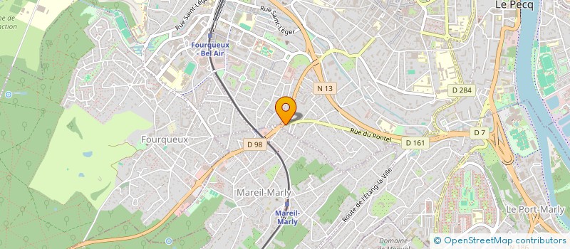 localisation de l'entreprise CYBRRUSH à SAINT-GERMAIN-EN-LAYE