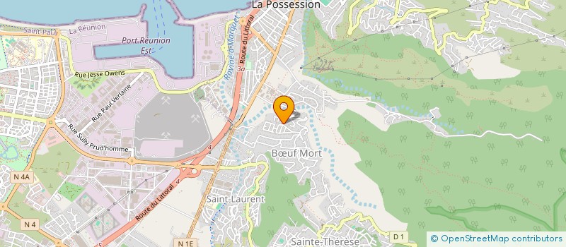 localisation de l'entreprise CYBUR à LA POSSESSION