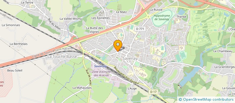 localisation de l'entreprise CYC  LAVAU-SUR-LOIRE