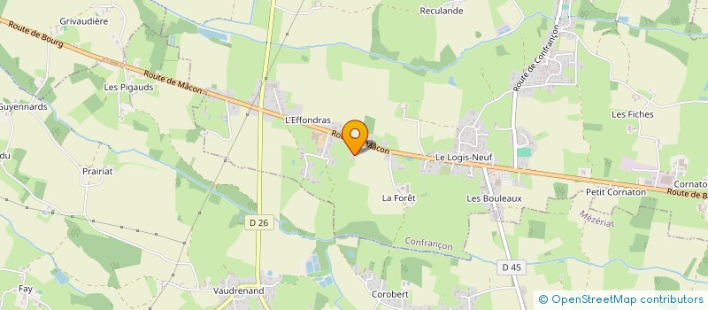 localisation de l'entreprise CYC  CONFRANCON