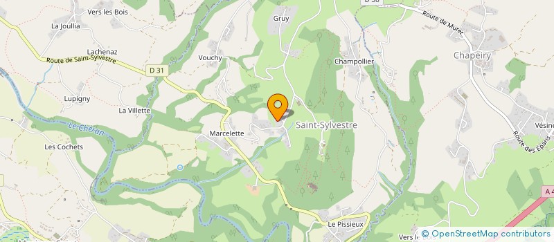 localisation de l'entreprise CYCA  SAINT-SYLVESTRE